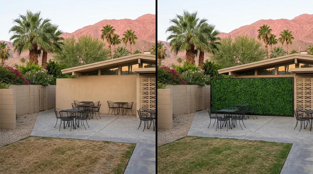 Result artificial grass installation in Palm Desert - Palm Desert Artificial Grass Installation