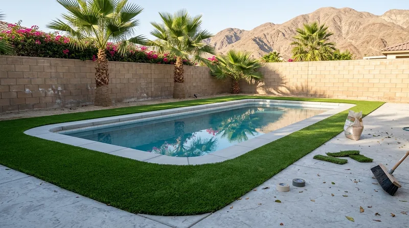 Pool Surround Turf Palm Desert